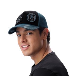 Gorra Camionera Mesh Color Azul