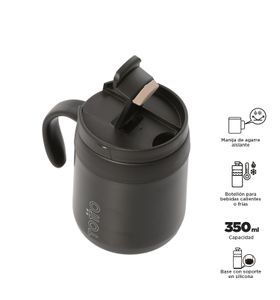 Vaso Térmico Cool 350 Ml Negro