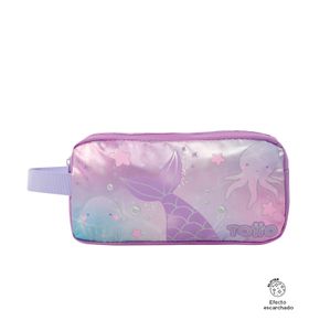 Estuche Escolar Para Niña Sireny Morado