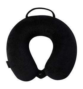 Almohada De Viaje Memory Foam Jet Pillow Negra