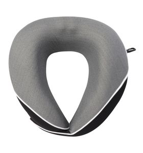 Almohada De Viaje Memory Foam Plane Negra