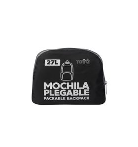 Mochila Plegable Syncro 27 Grande Negro