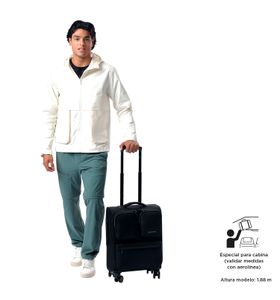 Maleta de mano 360 Canvas de 10 kilos Negra