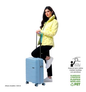 Maleta de mano 360 Glide de 10 kilos Azul