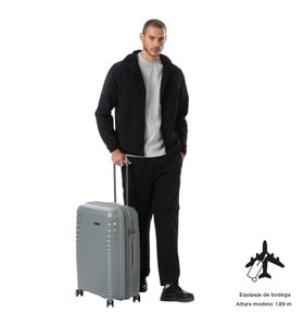 Maleta Mediana 360 Traveler 23 kilos Gris