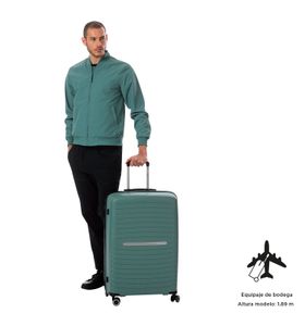 Maleta Grande 360 Wave Verde