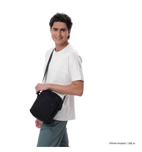 Bolso para Hombre porta tablet 10" Drill Negro