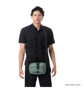 Bolso para Hombre Knit Crossbody Verde