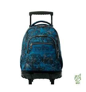 Mochila con Ruedas para Niño para laptop 15.4" Bomper Renglon Azul