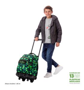 Mochila con ruedas para Niño para laptop 15.4" Renglon Verde