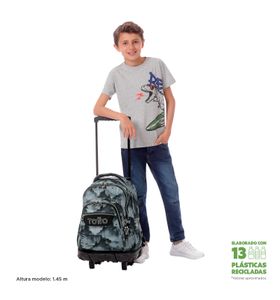 Mochila con ruedas para Niño para laptop 15.4" Renglon Gris