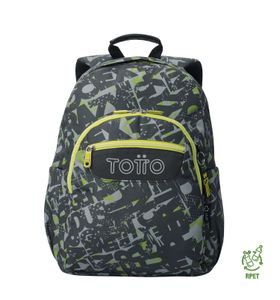 Mochila escolar para laptop 14" Acuarela Gris