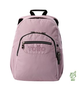 Mochila escolar para laptop 14" Acuarela Rosado