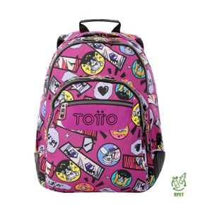 Mochila escolar para laptop 14" Rayol Rosado