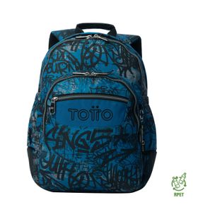 Mochila escolar para laptop 14" Rayol Azul
