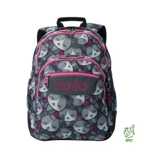 Mochila escolar para laptop 14" Rayol Gris