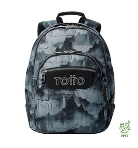 Mochila escolar para laptop 14" Rayol Gris