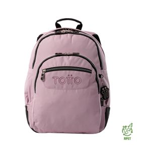 Mochila escolar para laptop 14" Rayol Rosado
