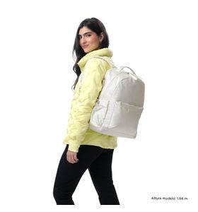 Mochila Universitaria para laptop 14" Estambul Blanco Mujer