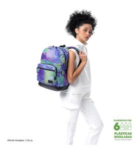 Mochila Universitaria para laptop 14" Tocax Morado Mujer