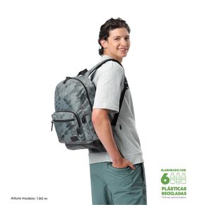 Mochila Universitaria para laptop 14" Tocax Gris Hombre