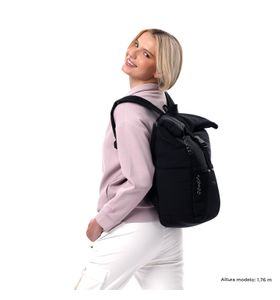 Mochila Universitaria Escandinavia para laptop 14" Negro Mujer