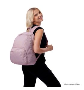 Mochila Universitaria Ometto Rosado Mujer