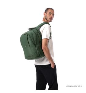 Mochila Universitaria Krimmler 2.0 para laptop 15.4" Verde Hombre