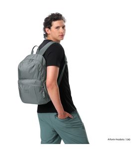 Mochila Universitaria para laptop 14" Trik Gris Unisex