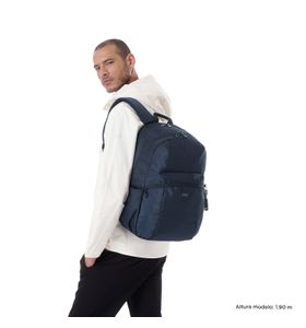 Mochila universitaria para laptop 15.4" Trik Azul Hombre