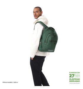 Mochila Universitaria Eufrates para laptop 13" Verde Hombre