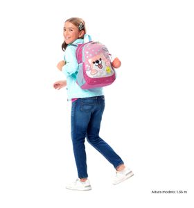 Mochila para Niña Doggy Love pequeña Rosado