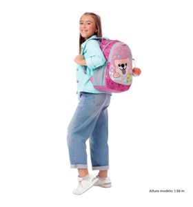Mochila para Niña Doggy Love Mediana Rosado