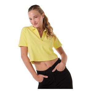 Camisa Polo Saba para Mujer Amarilla