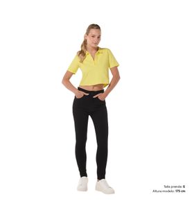 Camisa Polo Saba para Mujer Amarilla