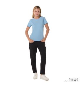 Camiseta Estampada para Mujer Thinky Azul