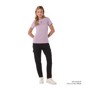 Camiseta Estampada para Mujer Prime Rosada