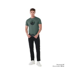 Camiseta Estampada para Hombre Mozartpro Verde