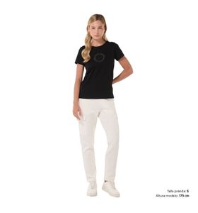 Camiseta Estampada para Mujer Prime Negra