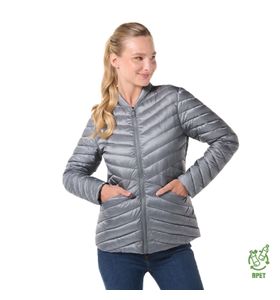 Chumpa Acolchada para Mujer Owens 2.0 Gris