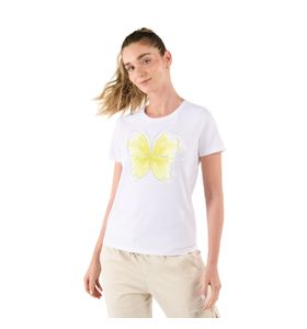 Camiseta Para Mujer Thinky Blanca