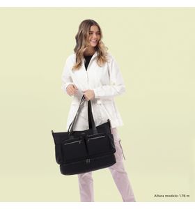 Bolso Para Mujer Maxi Tote Negro