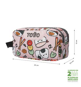 Estuche Multiuso Escuadra Rosado