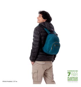 Mochila Escolar Para Tablet 10" Tempera Azul