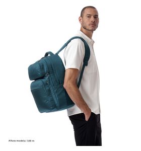 Mochila Antimpacto Suspension Para Laptop 16" Azul