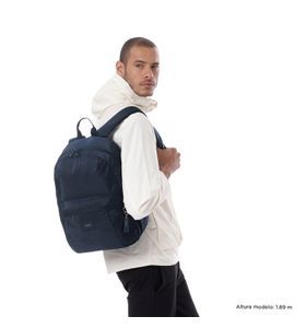 Mochila Universitaria Para Laptop 14" Trik Azul Hombre
