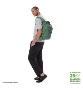 Mochila Universitaria Misisipi Para Laptop 14" Verde Mujer