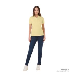 Camisa Polo Masara para Mujer Amarilla