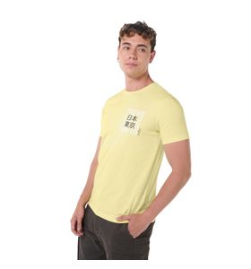 Camiseta Estampada para Hombre Mozartpro Amarilla