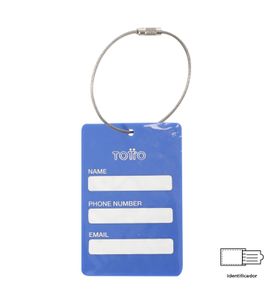 Identificador De Maletas De Viaje Travel Tag Amarillo